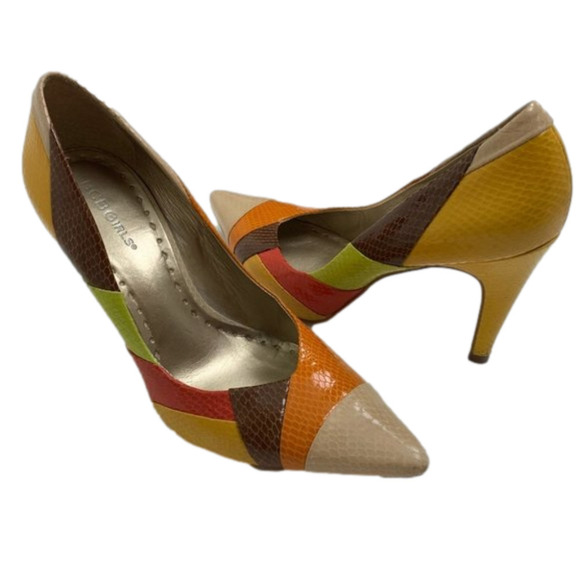 Bcbg  Colourblock Pumps Size 8 - Picture 1 of 10
